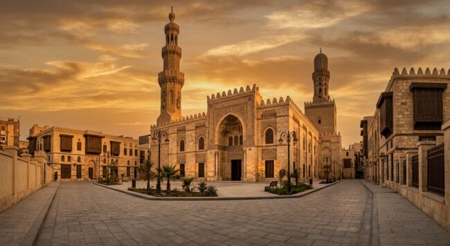 Al-Hakim Mosque Area — Urban Renewal and Facade Restoration