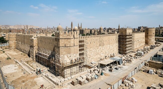 The Project of Restoring the Northern and Development of the Eastern and Northern Wall of Cairo