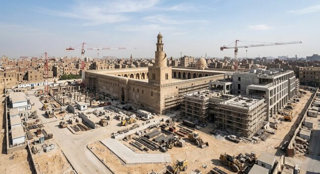 Development of the Ahmed Ibn Tulun Mosque